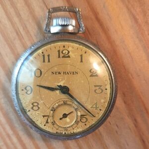 Vintage New Haven Pocket Watch